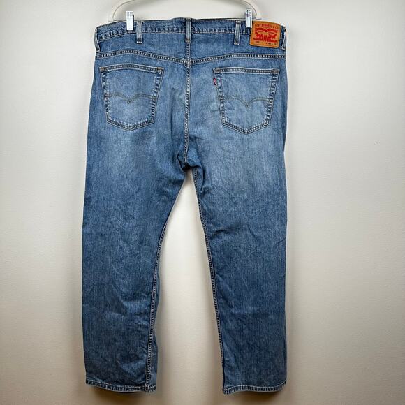 Levi's 569 Men's Denim Jeans Loose Fit Straight Leg Stretch 40 x 32 - Picture 3 of 9